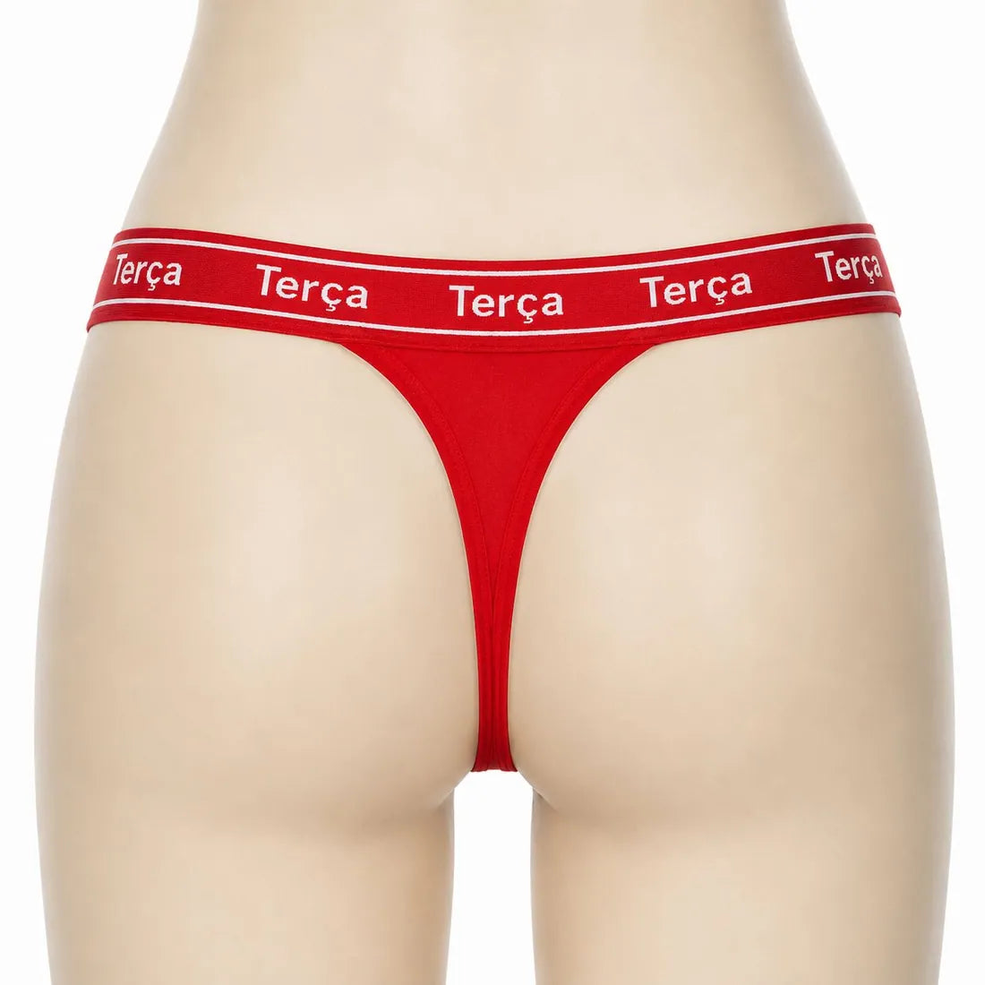 Charm Pendant Bow Panty in Red, photo 2